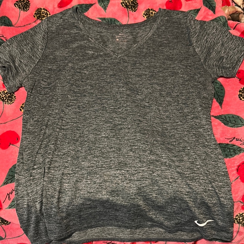 Nike Green V-Neck Women's Tee